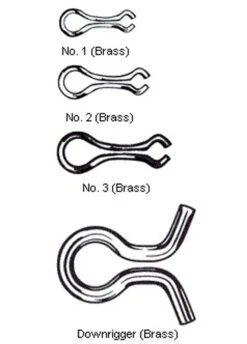 Do-It Wire Eyes - Brass Eyes