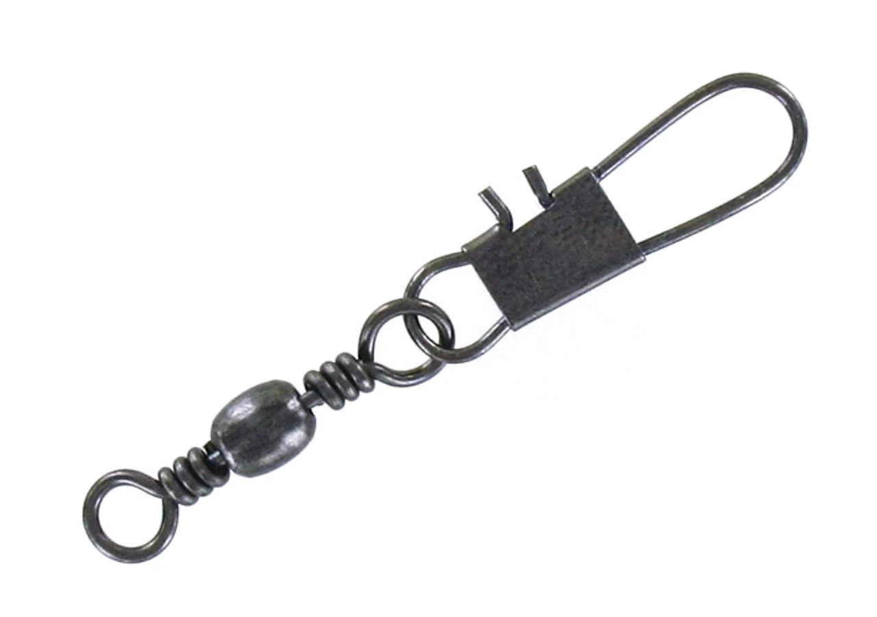 Pitbull Tackle Brass Barrel Swivel W/ Interlock Snap