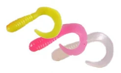 Radical Glow Mini Grubs - 3/4"