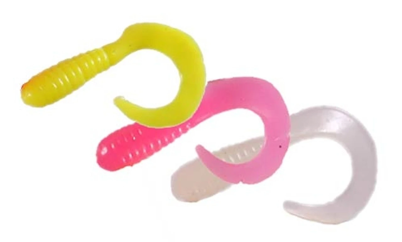 Radical Glow Mini Grubs - 3/4"