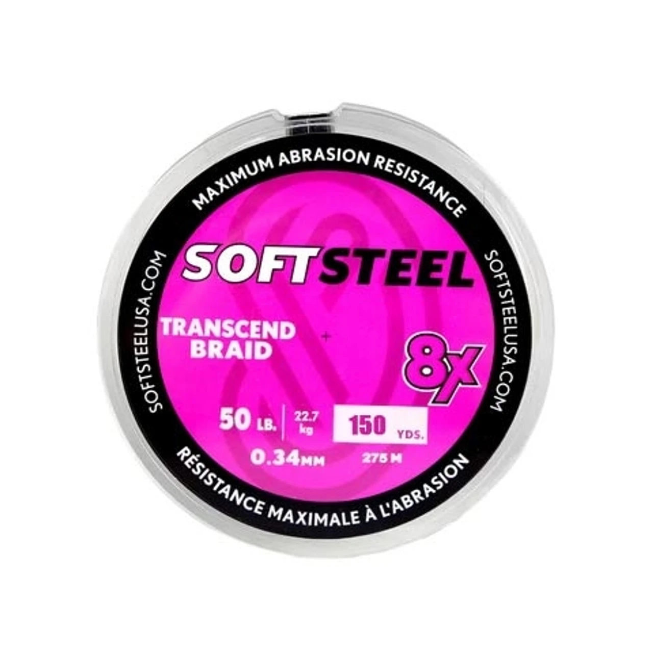 Soft Steel 8X Transcend Braided Line - 150yd Spool