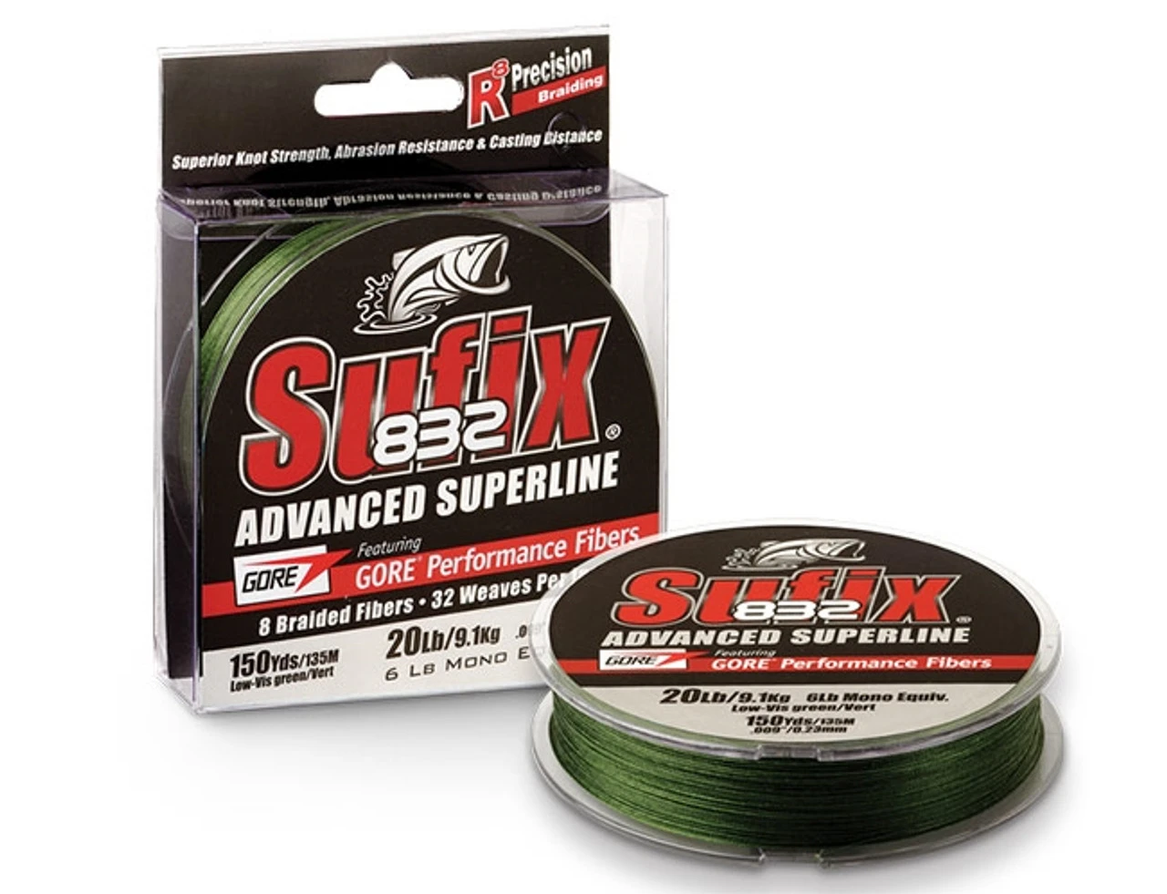 Sufix 832 Braided Superline 300yd Spool