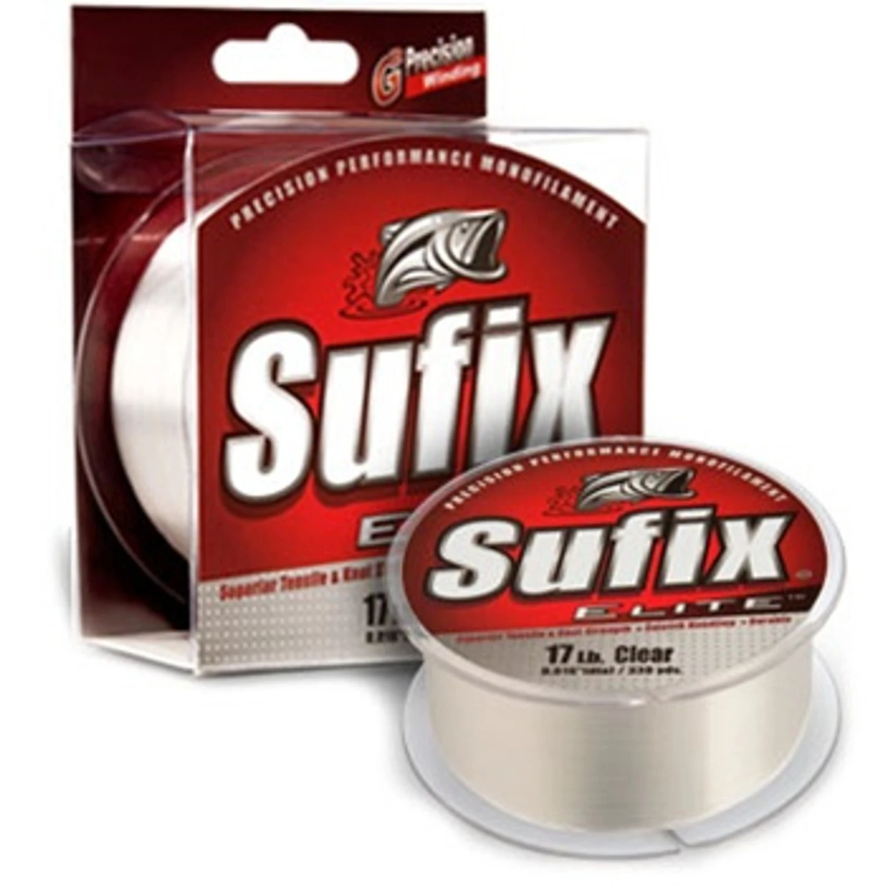 Sufix Elite Clear Monofilament Line 330yd Spool - Image 2